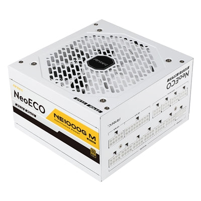 Antec NE1000G M 1000W ATX 3.0 PSU - White, Fully Modular, 80 PLUS Gold Antec NE1000G M 1000W ATX 3.0 PSU - White, Fully Modular, 80 PLUS Gold
